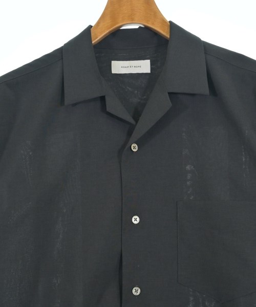 ADAM ET ROPE（アダムエロペ）カジュアルシャツ 黒 サイズ:XL/XL メンズ/2200720700015