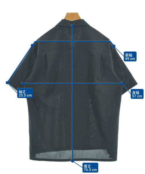 ADAM ET ROPE（アダムエロペ）カジュアルシャツ 黒 サイズ:XL/XL メンズ/2200720700015