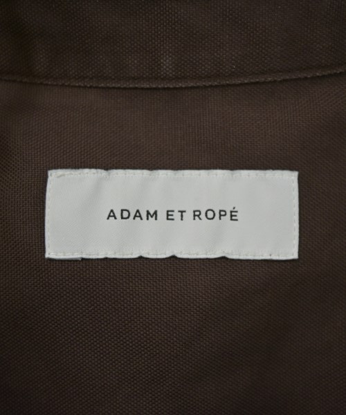 ADAM ET ROPE（アダムエロペ）カジュアルシャツ 茶 サイズ:L メンズ/2200725841072