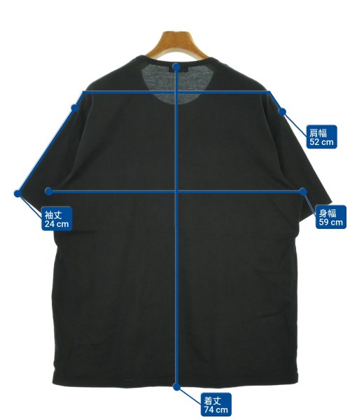 LAD MUSICIAN（ラッドミュージシャン）Tシャツ・カットソー 黒 サイズ:44(M位) メンズ/2200640433055