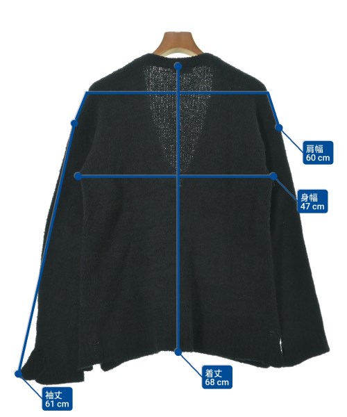 LAD MUSICIAN（ラッドミュージシャン）カーディガン 黒 サイズ:44(M位) メンズ/2200641751011