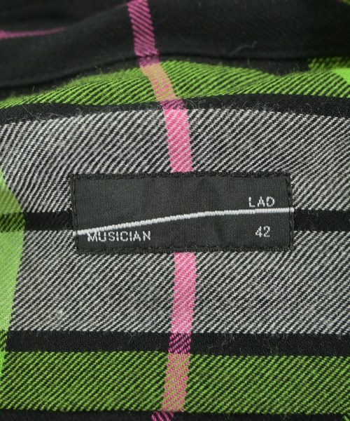 LAD MUSICIAN（ラッドミュージシャン）カジュアルシャツ 緑 サイズ:42(S位) メンズ/2200629837027