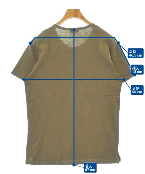 LAD MUSICIAN（ラッドミュージシャン）Tシャツ・カットソー 茶 サイズ:42(S位) メンズ/2200571498178