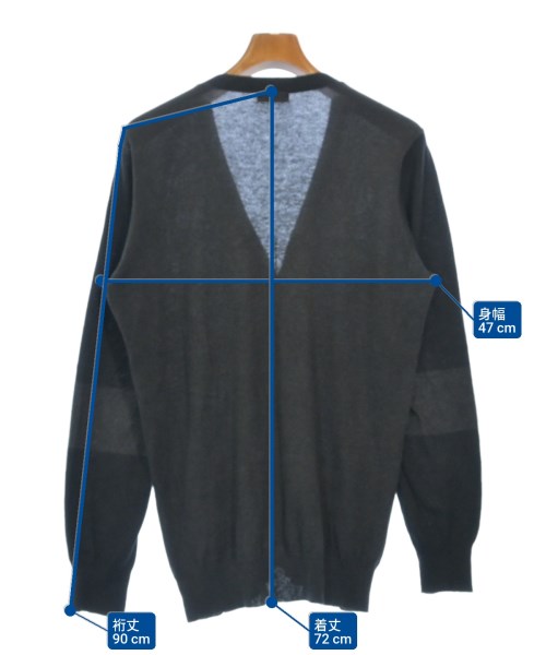 LAD MUSICIAN（ラッドミュージシャン）カーディガン 黒 サイズ:44(M位) メンズ/2200536001016