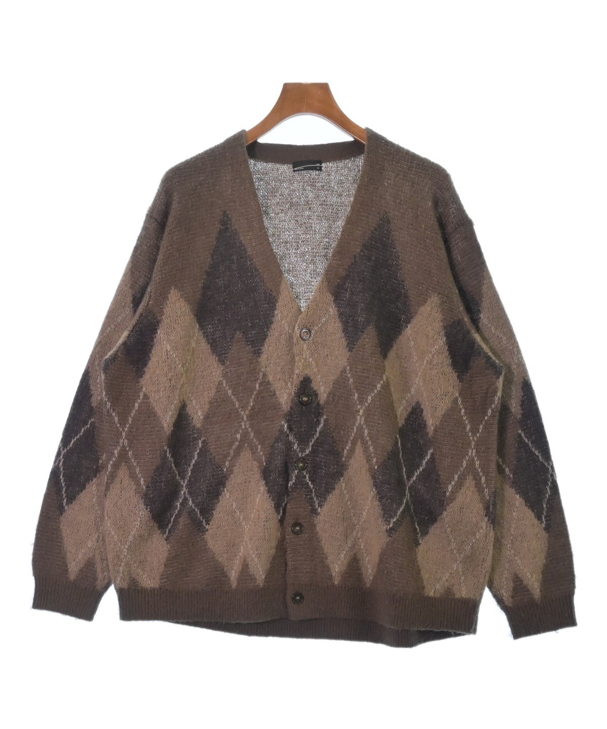 LAD MUSICIAN（ラッドミュージシャン）カーディガン 茶 サイズ:44(M位