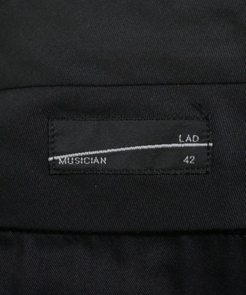 LAD MUSICIAN（ラッドミュージシャン）スラックス 黒 サイズ:42(XS位) メンズ/2200547256030