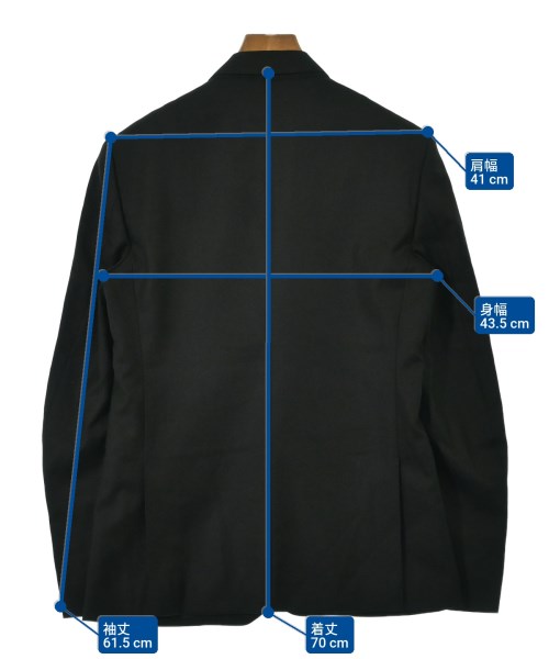 LAD MUSICIAN（ラッドミュージシャン）テーラードジャケット 黒 サイズ:42(S位) メンズ/2200547686066