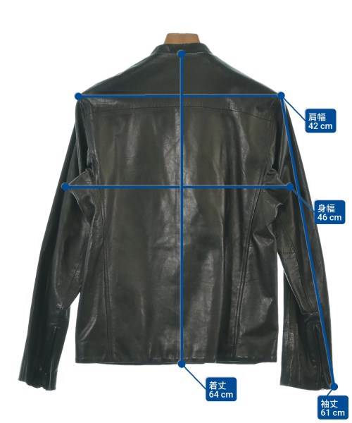 LAD MUSICIAN（ラッドミュージシャン）ライダース 黒 サイズ:42(S位) メンズ/2200620340335