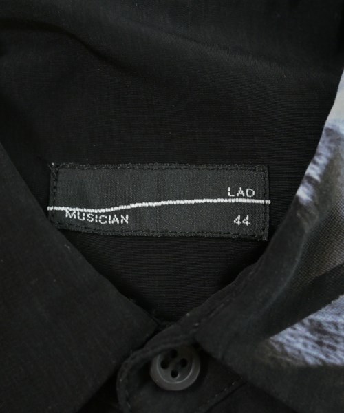 LAD MUSICIAN（ラッドミュージシャン）カジュアルシャツ 黒 サイズ:44(M位) メンズ/2200620340694
