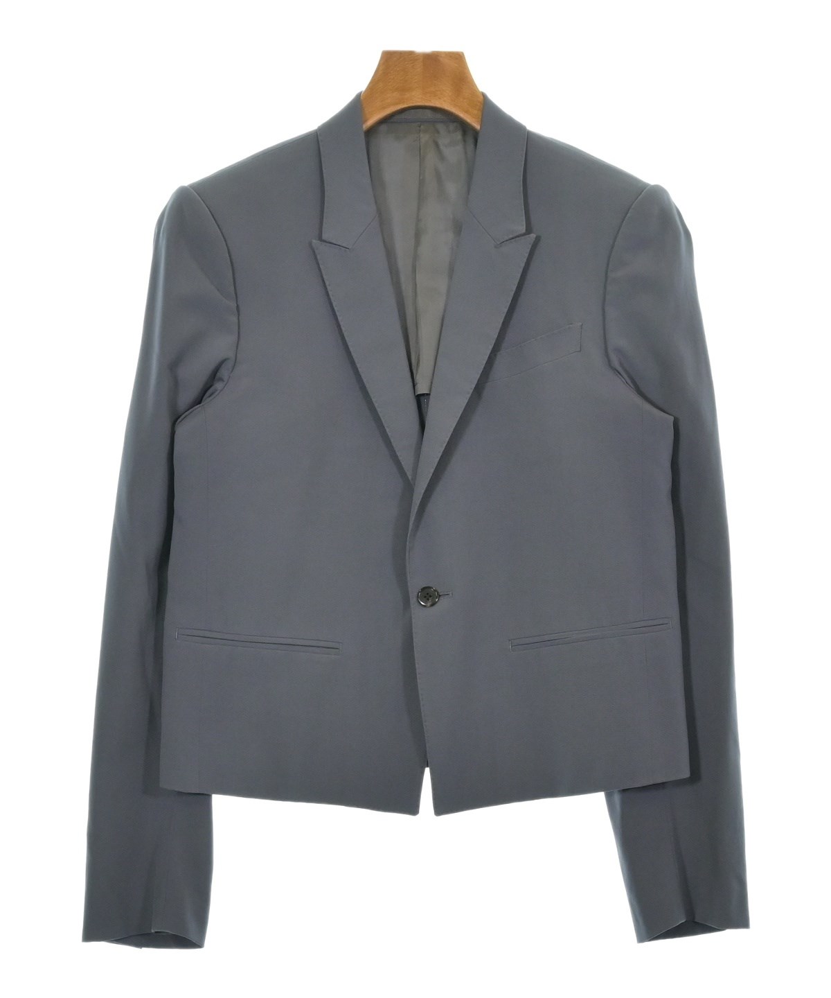 ラッドミュージシャン　サイズ42 グレー　カラーレスデニムジャケット LAD MUSICIAN（ラッドミュージシャン）テーラードジャケット グレー