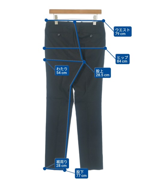 LAD MUSICIAN（ラッドミュージシャン）スラックス 黒 サイズ:44(M位) メンズ/2200628510105