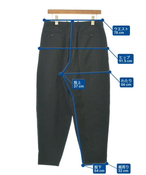 LAD MUSICIAN（ラッドミュージシャン）スラックス 黒 サイズ:44(M位) メンズ/2200632799046