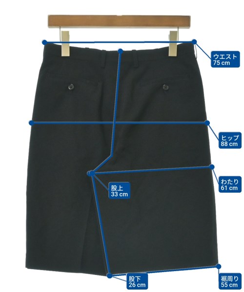 LAD MUSICIAN（ラッドミュージシャン）ショートパンツ 黒 サイズ:42(S位) メンズ/2200633744076