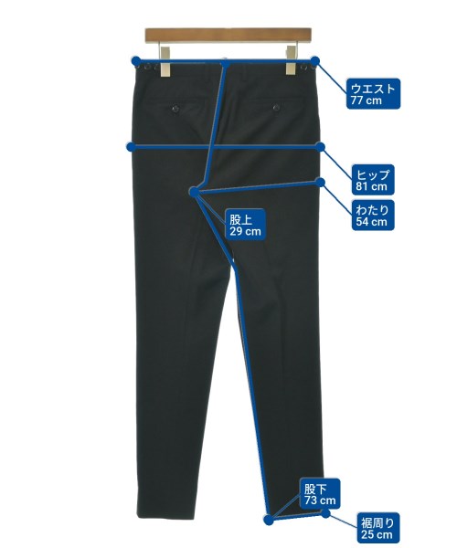 LAD MUSICIAN（ラッドミュージシャン）スラックス 黒 サイズ:42(S位) メンズ/2200633744083