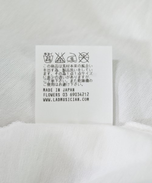 LAD MUSICIAN（ラッドミュージシャン）Tシャツ・カットソー 白 サイズ:44(M位) メンズ/2200608605074
