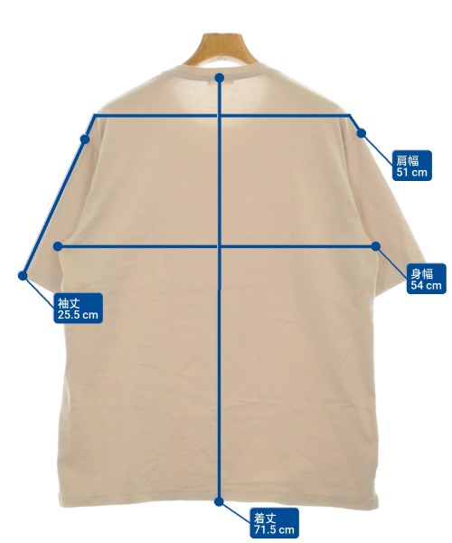 LAD MUSICIAN（ラッドミュージシャン）Tシャツ・カットソー ベージュ サイズ:46(L位) メンズ/2200673297037