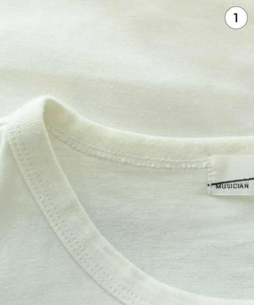 LAD MUSICIAN（ラッドミュージシャン）Tシャツ・カットソー 白 サイズ:44(M位) メンズ/2200674719026