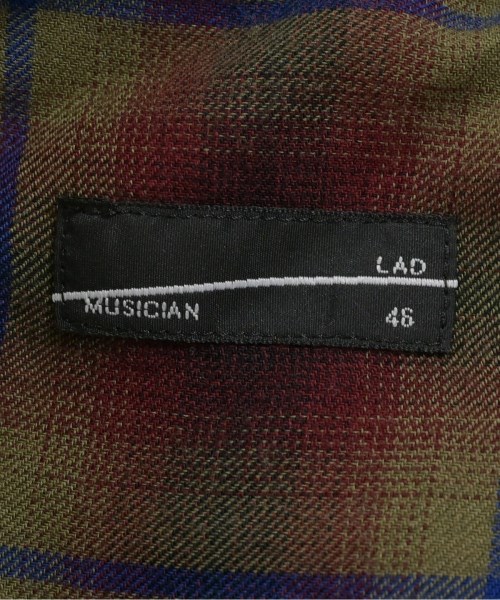 LAD MUSICIAN（ラッドミュージシャン）カジュアルシャツ カーキ サイズ:46(L位) メンズ/2200673235152