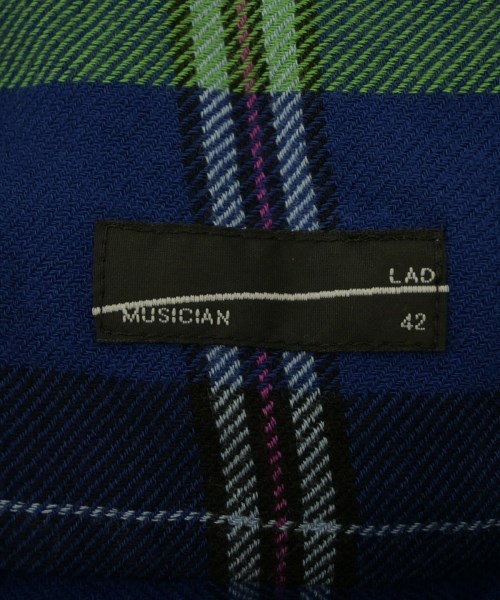 LAD MUSICIAN（ラッドミュージシャン）カジュアルシャツ 青 サイズ:42(S位) メンズ/2200699739245