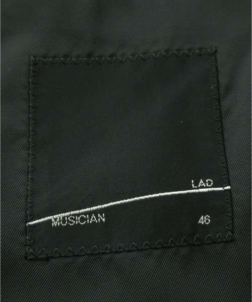 LAD MUSICIAN（ラッドミュージシャン）チェスターコート 黒 サイズ:46(L位) メンズ/2200655971016