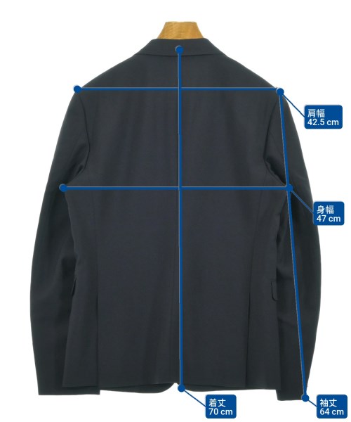 LAD MUSICIAN（ラッドミュージシャン）テーラードジャケット 紺 サイズ:46(L位) メンズ/2200655971023