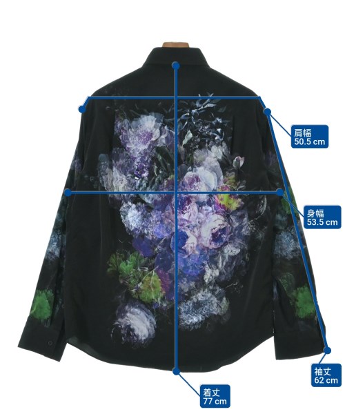 LAD MUSICIAN（ラッドミュージシャン）カジュアルシャツ 黒 サイズ:46(L位) メンズ/2200657349035