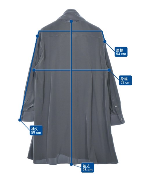 LAD MUSICIAN（ラッドミュージシャン）カジュアルシャツ グレー サイズ:42(S位) メンズ/2200647035078