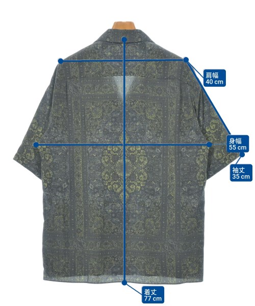 LAD MUSICIAN（ラッドミュージシャン）カジュアルシャツ 緑 サイズ:44(M位) メンズ/2200647035085