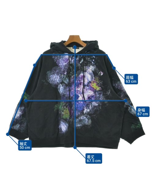 LAD MUSICIAN（ラッドミュージシャン）パーカー 黒 サイズ:42(S位) メンズ/2200647035115