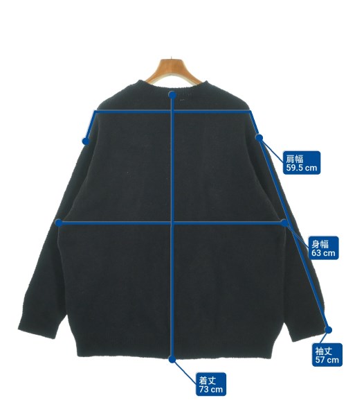 LAD MUSICIAN（ラッドミュージシャン）ニット・セーター 黒 サイズ:44(M位) メンズ/2200656133093