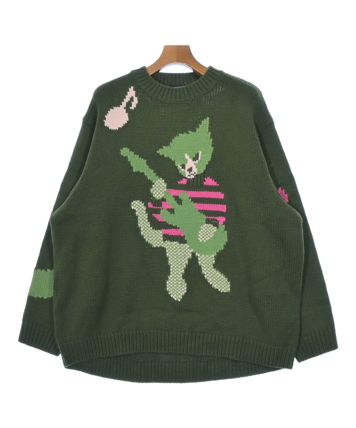 LAD MUSICIAN（ラッドミュージシャン）ニット・セーター 緑 サイズ:44