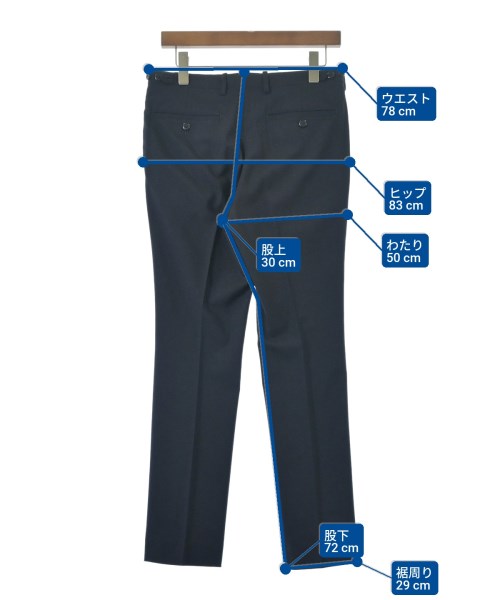 LAD MUSICIAN（ラッドミュージシャン）スラックス 紺 サイズ:42(S位) メンズ/2200659780010