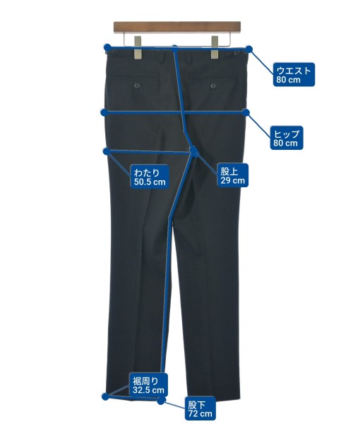 LAD MUSICIAN（ラッドミュージシャン）スラックス 黒 サイズ:42(S位) メンズ/2200659780027