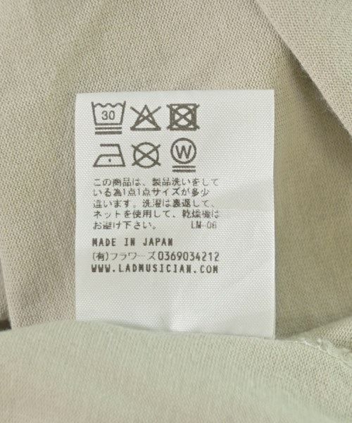 LAD MUSICIAN（ラッドミュージシャン）Tシャツ・カットソー ベージュ サイズ:42(S位) メンズ/2200713843026