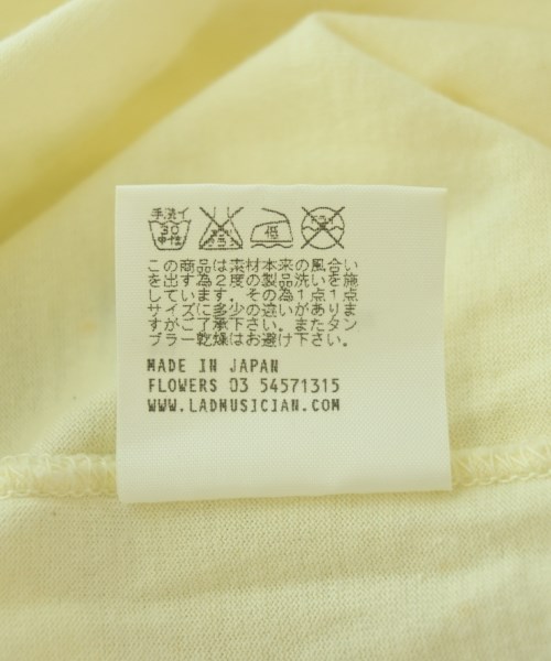 LAD MUSICIAN（ラッドミュージシャン）Tシャツ・カットソー 黄 サイズ:44(M位) メンズ/2200713694048