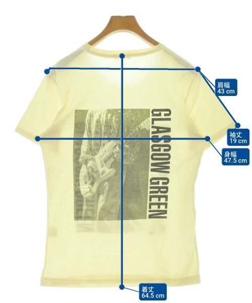 LAD MUSICIAN（ラッドミュージシャン）Tシャツ・カットソー 黄 サイズ:44(M位) メンズ/2200713694048