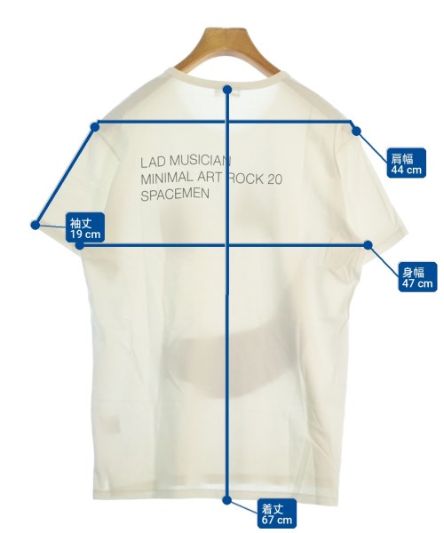 LAD MUSICIAN（ラッドミュージシャン）Tシャツ・カットソー 白 サイズ:44(M位) メンズ/2200712838108