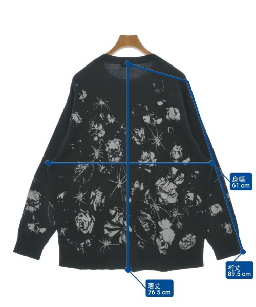 LAD MUSICIAN（ラッドミュージシャン）ニット・セーター 黒 サイズ:44(M位) メンズ/2200645001082