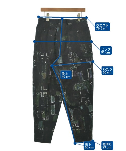 LAD MUSICIAN（ラッドミュージシャン）スラックス 黒 サイズ:44(M位) メンズ/2200642402011