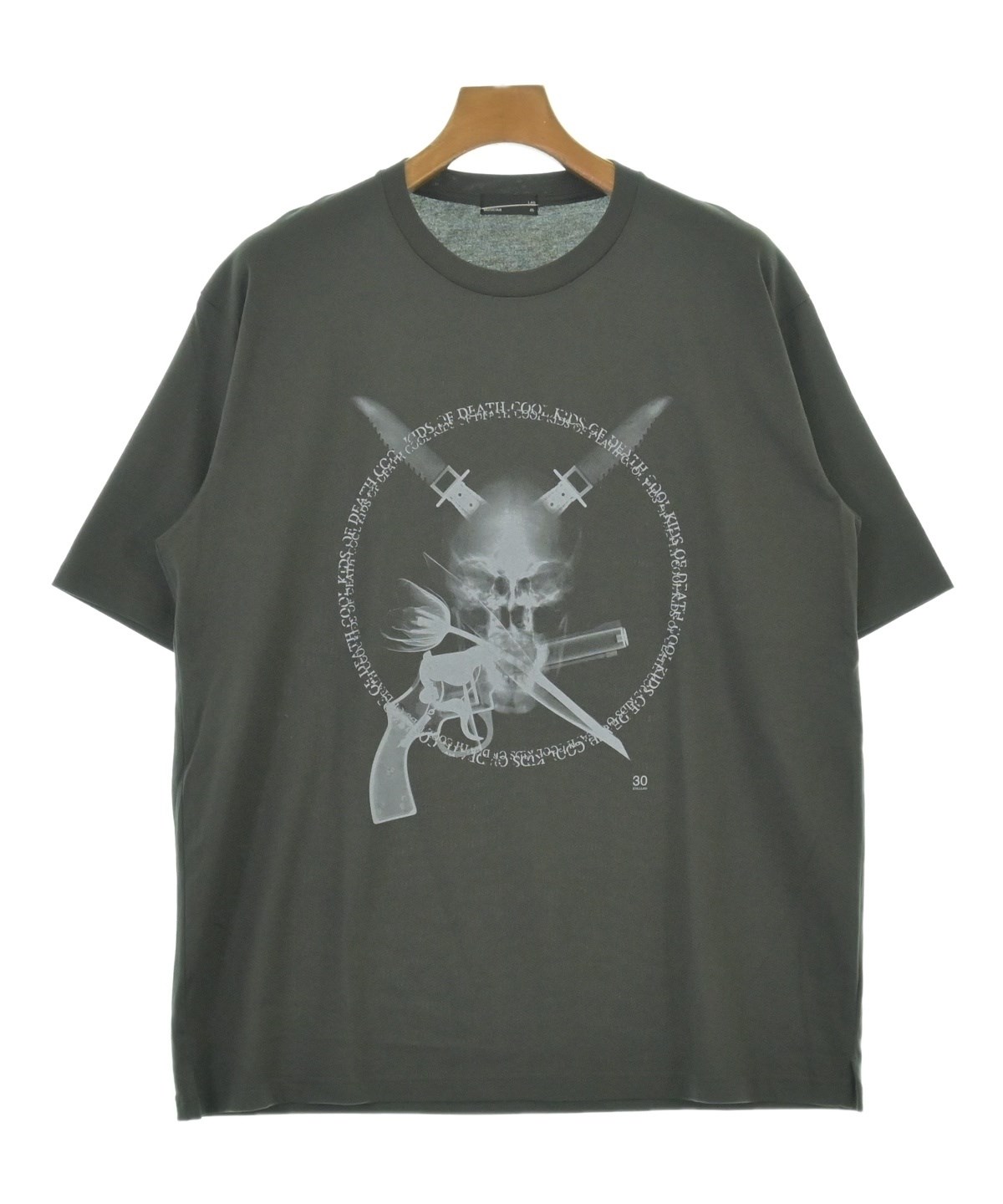 シャンク 廃盤 初期 SHANKロゴ7部袖ラグランTシャツMグレー×ネイビー中古 シャンク 廃盤 初期 SHANKロゴ7部袖ラグランTシャツMグレー×ネイビー