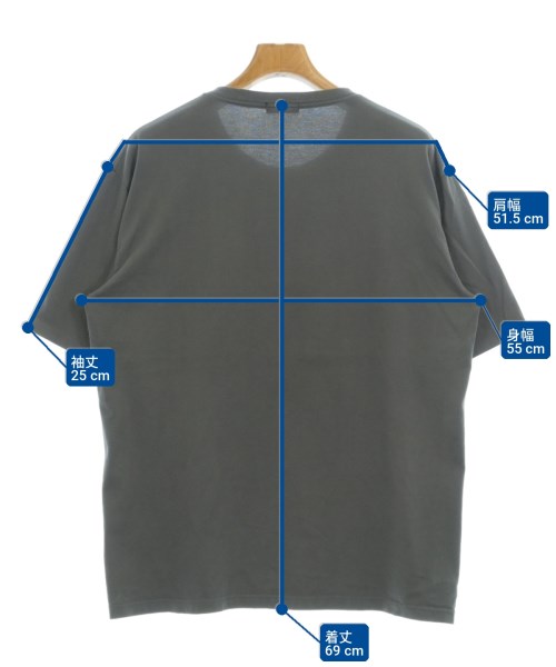 LAD MUSICIAN（ラッドミュージシャン）Tシャツ・カットソー グレー サイズ:44(M位) メンズ/2200702393198