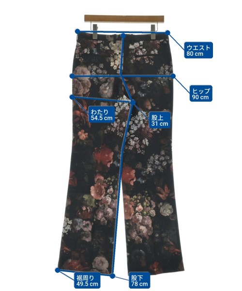 LAD MUSICIAN（ラッドミュージシャン）スラックス 黒 サイズ:46(L位) メンズ/2200661837047