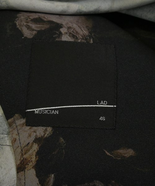 LAD MUSICIAN（ラッドミュージシャン）カジュアルジャケット 黒 サイズ:46(L位) メンズ/2200661837054