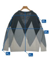 LAD MUSICIAN（ラッドミュージシャン）カーディガン 黒 サイズ:44(M位) メンズ/2200662657033