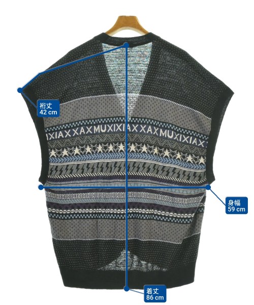 LAD MUSICIAN（ラッドミュージシャン）ベスト 黒 サイズ:44(M位) メンズ/2200672330070