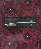 LAD MUSICIAN（ラッドミュージシャン）カジュアルシャツ 赤 サイズ:42(S位) メンズ/2200727470102
