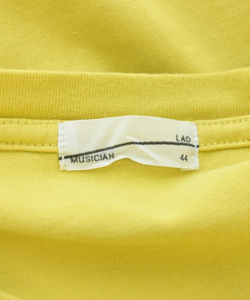 LAD MUSICIAN（ラッドミュージシャン）Tシャツ・カットソー 黄 サイズ:44(M位) メンズ/2200685225066