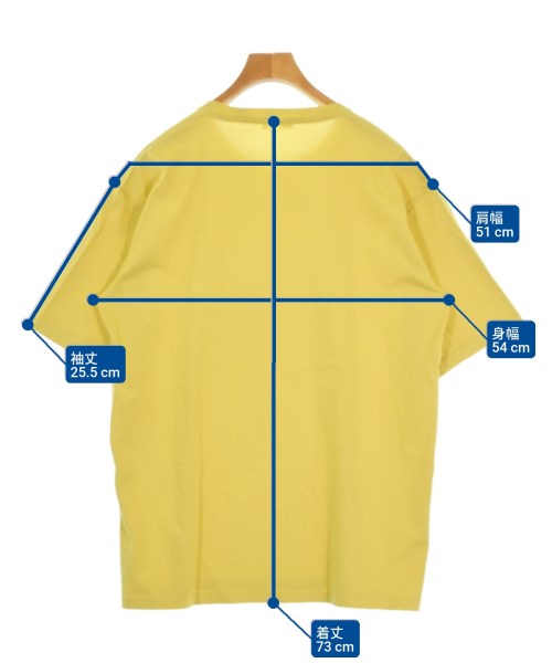 LAD MUSICIAN（ラッドミュージシャン）Tシャツ・カットソー 黄 サイズ:44(M位) メンズ/2200685225066