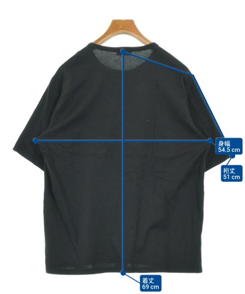 LAD MUSICIAN（ラッドミュージシャン）Tシャツ・カットソー 黒 サイズ:42(S位) メンズ/2200690462197