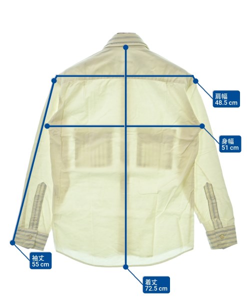 PRIX DE BEAUTE（プリドボテ）カジュアルシャツ 白 サイズ:-(M位) メンズ/2200612077164